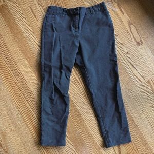 Liz Claiborne Career Black Patterned Pant size 6